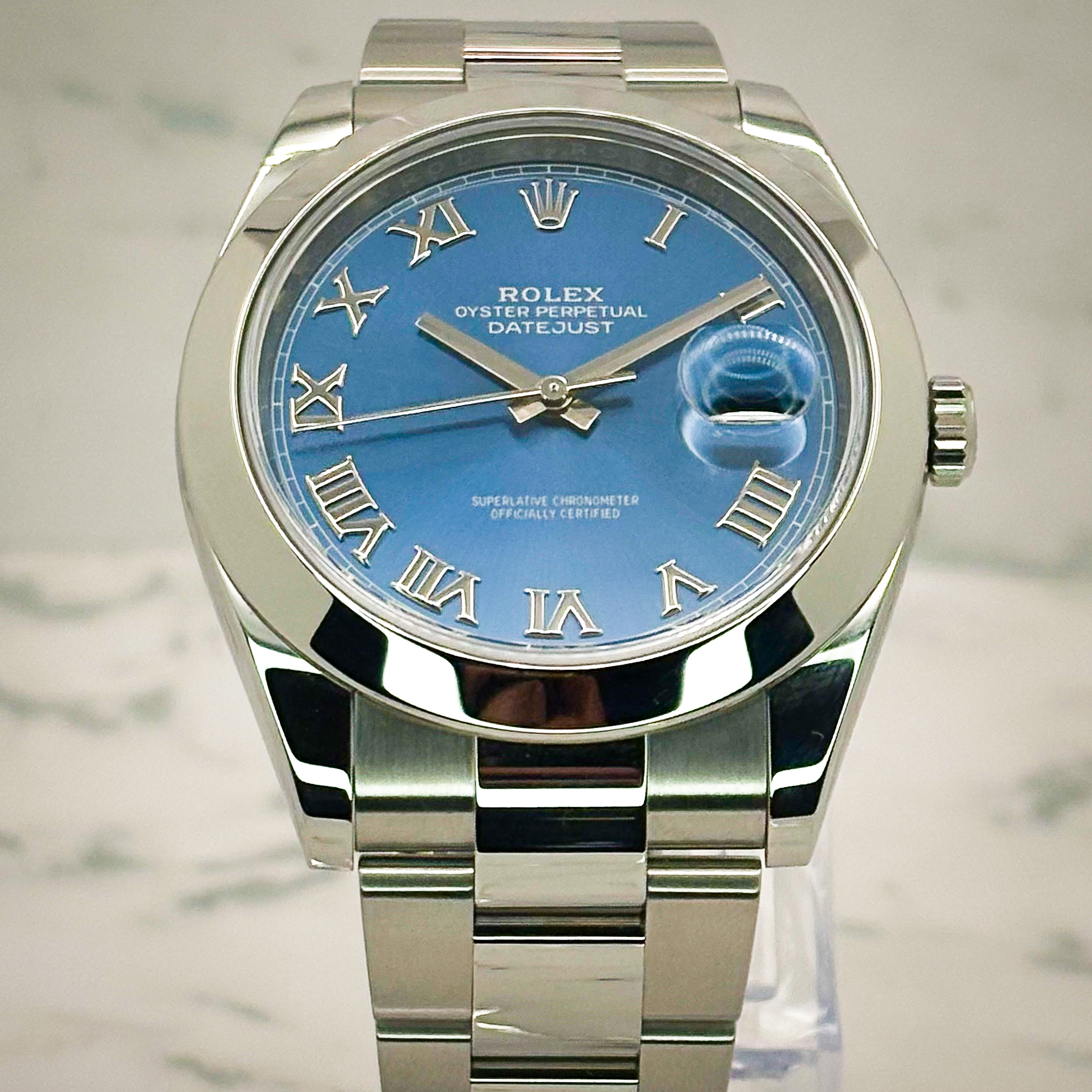 Rolex Datejust 41 Ref. 126300 – Azzurro Blue Roman Dial (2020)