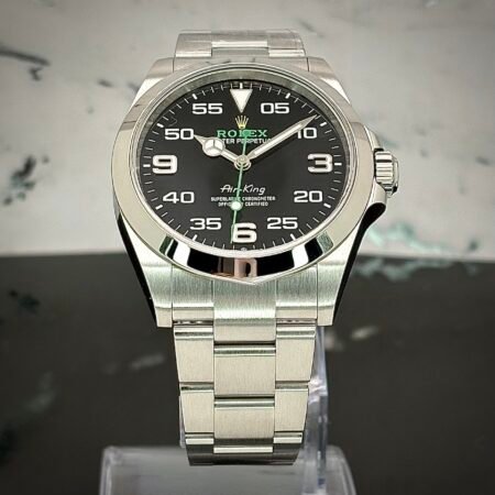 Rolex Air-King 126900 2025 Full Set Black Dial Warranty Card 40mm